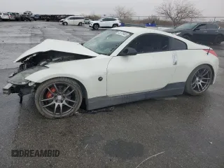 2004 Nissan 350Z Enthusiast with VIN JN1AZ34D94M102763, listed as a Copart auction lot 45170465 with 132,133 mi miles and Salvage Title. Bid and sale history available at carsss.com. Image 1.