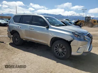 2023 Lexus GX with VIN JTJAM7BX0P5369155, listed as a Copart auction lot 51699185 with 15,283 mi miles and Salvage Title. Bid and sale history available at carsss.com. Image 4.