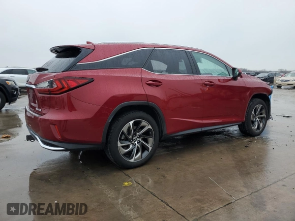 2018 Lexus RX with VIN JTJGZKCA5J2006058, listed as a Copart auction lot 42940845 with 107,843 mi miles and Salvage Title. Bid and sale history available at carsss.com. Image 3.