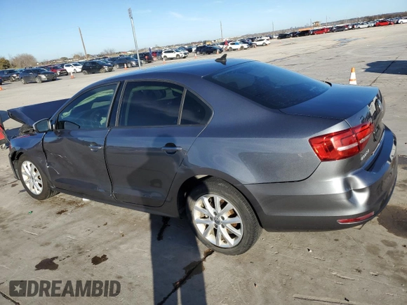 2015 Volkswagen Jetta Sedan 1.8T SE with VIN 3VWD07AJ5FM308642, listed as a Copart auction lot 86575394 with 166,862 mi miles and Non Repairable. Bid and sale history available at carsss.com. Image 2.