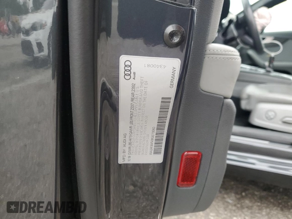 2019 Audi A4 Premium Plus z VIN WAUHMAF49KA010060, wystawiony jako Copart lot #59734185 z przebiegiem 44 891 mil mil oraz Szkoda całkowita • Salvage title. Historia ofert i sprzedaży dostępna na DreamBid. Obrazek 12.