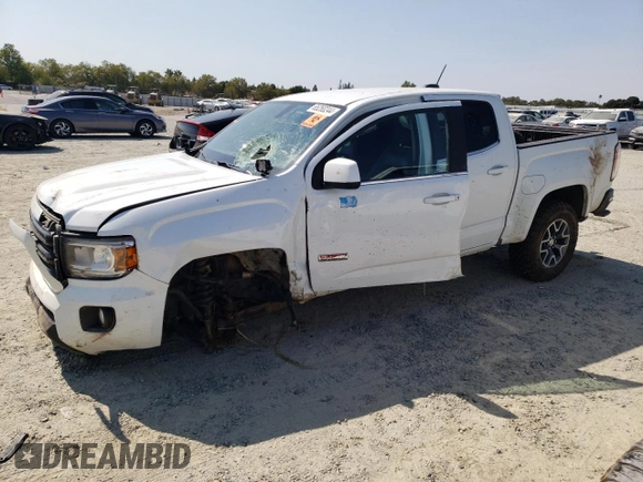 2019 GMC Canyon 4WD All Terrain w/Cloth with VIN 1GTG6FEN8K1138189, listed as a Copart auction lot 65260244 with 143,438 mi miles and Salvage Title. Bid and sale history available at carsss.com. Image 1.
