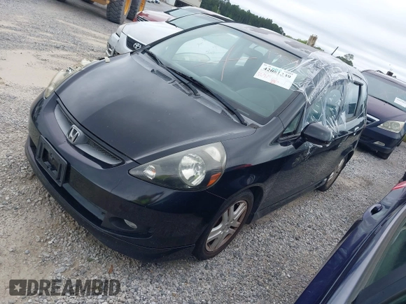2007 Honda Fit Sport with VIN JHMGD37627S051981, listed as a IAAI auction lot 42081339 with 243,703 mi miles and . Bid and sale history available at DreamBid. Image 2.