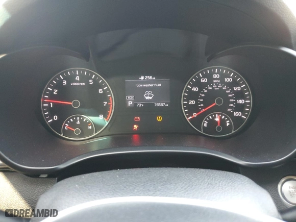 2019 Kia Optima S with VIN 5XXGT4L39KG305811, listed as a Copart auction lot 46810545 with 76,547 mi miles and Non Repairable. Bid and sale history available at carsss.com. Image 9.