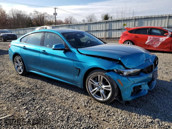 2020 BMW 4 Series 430i xDrive z VIN WBA4J3C04LBL11870, wystawiony jako Copart lot #81343454 z przebiegiem 16 892 mil mil oraz Szkody całkowita. Historia ofert i sprzedaży dostępna na DreamBid. Obrazek 4.