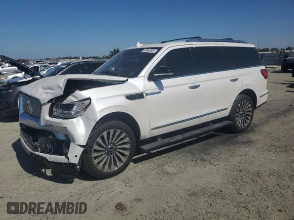 2019 Lincoln Navigator Reserve with VIN 5LMJJ2LT1KEL19974, listed as a Copart auction lot 62643925 with 64,030 mi miles and Salvage title. Bid and sale history available at DreamBid. Image 1.
