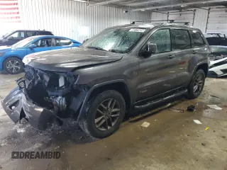 2016 Jeep Grand Cherokee 75th Anniversary z VIN 1C4RJFAG3GC349858, wystawiony jako Copart lot #49177825 z przebiegiem 117 987 mil mil oraz Czysty tytuł • Clean title. Historia ofert i sprzedaży dostępna na DreamBid. Obrazek 1.