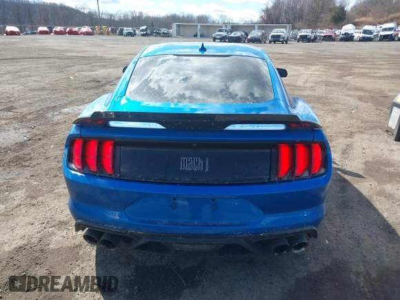 2021 Ford Mustang Mach 1 with VIN 1FA6P8R05M5554964, listed as a IAAI auction lot 41694871 with 38,788 mi miles. Bid and sale history available at carsss.com. Image 16.