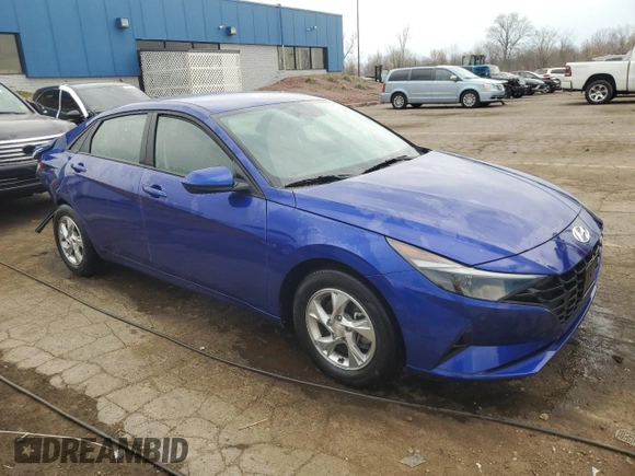 2023 Hyundai Elantra SE with VIN KMHLL4AG2PU455874, listed as a Copart auction lot 53378965 with 24,100 mi miles and Non Repairable. Bid and sale history available at DreamBid. Image 4.