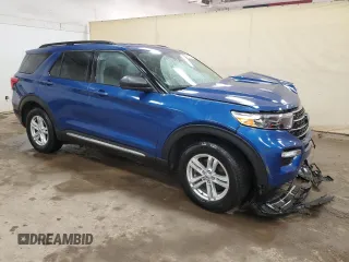 2021 Ford Explorer XLT with VIN 1FMSK8DHXMGB31009, listed as a Copart auction lot 48976155 with 73,960 mi miles and Non Repairable. Bid and sale history available at DreamBid. Image 4.