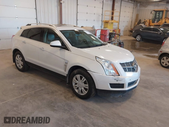 2010 Cadillac SRX Luxury Collection with VIN 3GYFNDEY8AS540220, listed as a IAAI auction lot 42128036 with 185,845 mi miles. Bid and sale history available at carsss.com. Image 1.