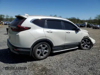 2017 Honda CR-V EX-L with VIN 5J6RW1H8XHL001280, listed as a Copart auction lot 55015985 with 58,280 mi miles and Salvage Title. Bid and sale history available at carsss.com. Image 3.