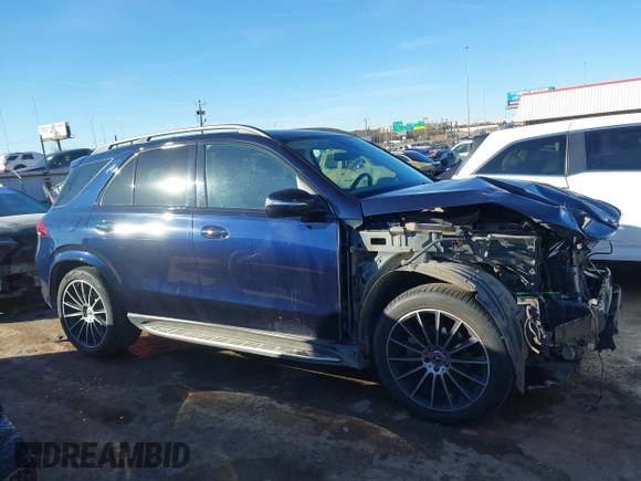 2022 Mercedes-Benz GLE 350 with VIN 4JGFB4KB2NA628214, listed as a IAAI auction lot 41719863 with 47,356 mi miles and . Bid and sale history available at DreamBid. Image 14.