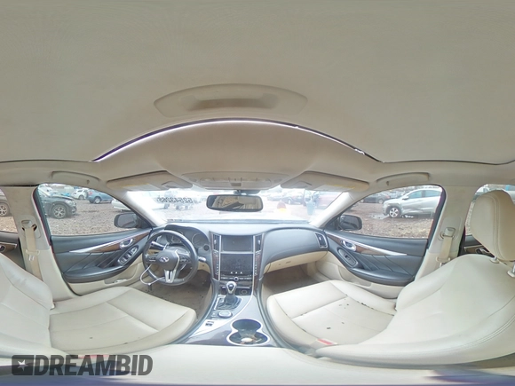 2019 Infiniti Q50 3.0t LUXE with VIN JN1EV7AP7KM512655, listed as a Copart auction lot 52543265 with 68,501 mi miles and Salvage Title. Bid and sale history available at carsss.com. Image 13.
