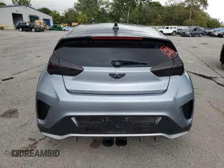 2019 Hyundai Veloster Turbo R-Spec with VIN KMHTH6AB1KU003568, listed as a Copart auction lot 67536563 with 20,989 mi miles. Bid and sale history available at carsss.com. Image 6.