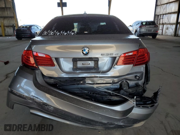 2014 BMW 5 Series 535d with VIN WBAXA5C50ED690264, listed as a Copart auction lot 51329235 with 123,946 mi miles and Salvage Title. Bid and sale history available at carsss.com. Image 6.