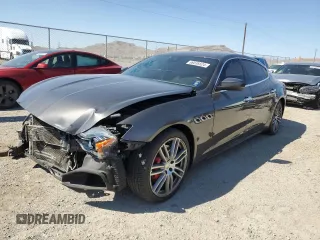 2018 Maserati Quattroporte S with VIN ZAM56YPAXJ1281698, listed as a Copart auction lot 69038524 with 79,837 mi miles and Salvage Title. Bid and sale history available at carsss.com. Image 1.