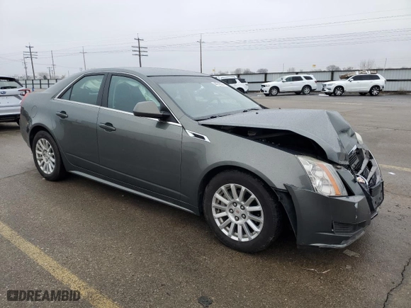 2011 Cadillac CTS Sedan with VIN 1G6DA5EY2B0144181, listed as a Copart auction lot 44016525 with 117,666 mi miles and Salvage Title. Bid and sale history available at carsss.com. Image 4.