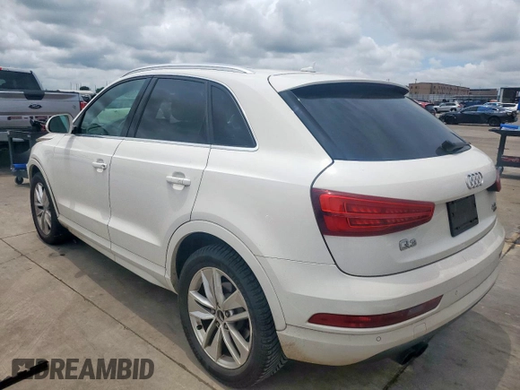 2016 Audi Q3 Premium Plus with VIN WA1EFCFS5GR009808, listed as a Copart auction lot 60688475 with 123,826 mi miles and Salvage title. Bid and sale history available at DreamBid. Image 2.