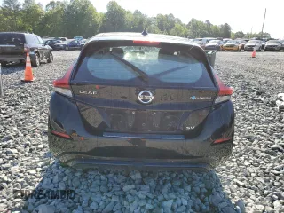 2019 Nissan LEAF SV with VIN 1N4AZ1CP8KC313703, listed as a Copart auction lot 56113735 with 56,854 mi miles and Salvage title. Bid and sale history available at DreamBid. Image 6.