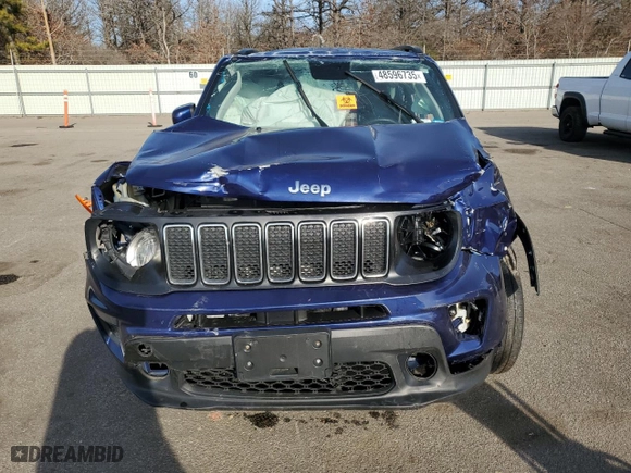 2020 Jeep Renegade Latitude with VIN ZACNJBBB5LPL73219, listed as a Copart auction lot 48596735 with 36,857 mi miles and Salvage Title. Bid and sale history available at carsss.com. Image 5.