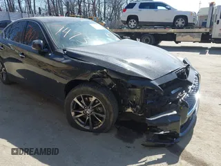 2015 Infiniti Q50 Premium with VIN JN1BV7AR2FM420542, listed as a IAAI auction lot 41787473 with 83,955 mi miles. Bid and sale history available at carsss.com. Image 6.