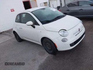 2012 FIAT 500 Pop z VIN 3C3CFFARXCT228174, wystawiony jako IAAI lot #41997718 z przebiegiem 107 396 mil mil oraz . Historia ofert i sprzedaży dostępna na DreamBid. Obrazek 1.