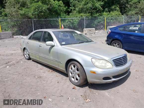 2005 Mercedes-Benz S 500 with VIN WDBNG84JX5A450743, listed as a IAAI auction lot 42740185 with 192,335 mi miles and . Bid and sale history available at DreamBid. Image 1.