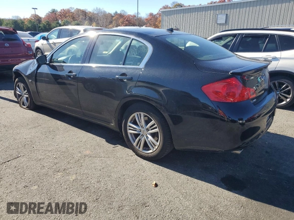 2015 Infiniti Q40 with VIN JN1CV6AR3FM522883, listed as a Copart auction lot 77555294 with 124,449 mi miles and Salvage Title. Bid and sale history available at carsss.com. Image 2.