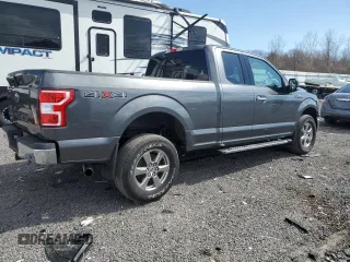 2019 Ford F-150 XL with VIN 1FTFX1E53KFA03720, listed as a Copart auction lot 49747035 with 75,468 mi miles and Salvage Title. Bid and sale history available at carsss.com. Image 3.