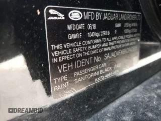 2019 Jaguar XE 25t Premium with VIN SAJAD4FX6KCP43835, listed as a Copart auction lot 67842174 with 53,712 mi miles and Non Repairable. Bid and sale history available at carsss.com. Image 12.