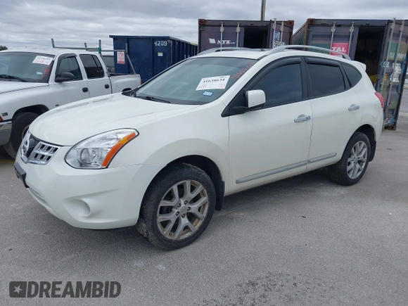 2012 Nissan Rogue S with VIN JN8AS5MT5CW296171, listed as a IAAI auction lot 41638634 with 155,217 mi miles. Bid and sale history available at carsss.com. Image 2.
