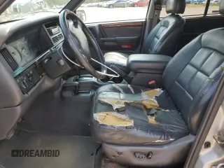 1998 Jeep Grand Cherokee Limited with VIN 1J4GZ78Y5WC324828, listed as a Copart auction lot 58992125 with 225,705 mi miles and Salvage title. Bid and sale history available at DreamBid. Image 7.