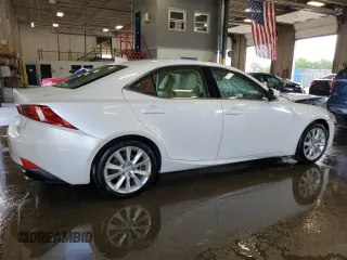 2015 Lexus IS 250 with VIN JTHCF1D22F5016112, listed as a Copart auction lot 62110655 with 85,036 mi miles and Salvage title. Bid and sale history available at DreamBid. Image 3.
