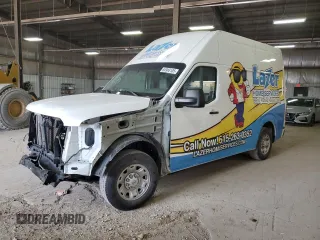 2020 Nissan NV Cargo S with VIN 1N6BF0LY9LN808229, listed as a Copart auction lot 60983105 with 65,343 mi miles and Salvage title. Bid and sale history available at DreamBid. Image 1.