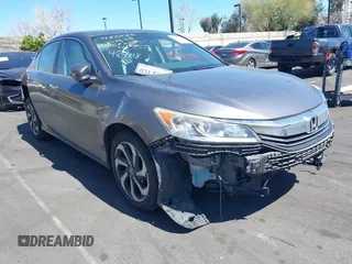 2016 Honda Accord Sedan EX with VIN 1HGCR2F76GA128929, listed as a IAAI auction lot 41882072 with 86,480 mi miles. Bid and sale history available at carsss.com. Image 1.