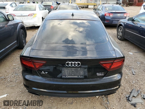 2017 Audi A7 Premium Plus with VIN WAUW2AFC4HN012420, listed as a Copart auction lot 74303173 with 84,676 mi miles. Bid and sale history available at carsss.com. Image 6.