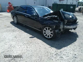 2007 Mercedes-Benz S 5.5L V8 with VIN WDDNG71X37A074898, listed as a IAAI auction lot 42137575 with Not Provided miles. Bid and sale history available at carsss.com. Image 1.