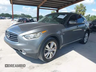 2016 Infiniti QX70 with VIN JN8CS1MU9GM671314, listed as a IAAI auction lot 42015268 with 122,850 mi miles and . Bid and sale history available at DreamBid. Image 2.