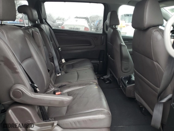 2018 Honda Odyssey EX-L with VIN 5FNRL6H75JB085598, listed as a Copart auction lot 49791315 with 86,164 mi miles and Salvage Title. Bid and sale history available at carsss.com. Image 11.