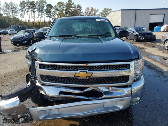 2012 Chevrolet Silverado 1500 LT with VIN 1GCRCSE00CZ143601, listed as a Copart auction lot 77351874 with 127,479 mi miles and Salvage Title. Bid and sale history available at carsss.com. Image 5.