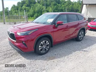 2023 Toyota Highlander L with VIN 5TDKDRAH8PS026410, listed as a IAAI auction lot 42202667 with 20,551 mi miles and . Bid and sale history available at DreamBid. Image 2.