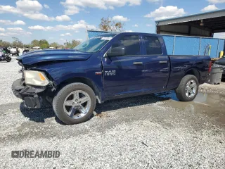 2015 Ram 1500 Tradesman with VIN 1C6RR6FT5FS501472, listed as a Copart auction lot 46976895 with 163,552 mi miles and Salvage title. Bid and sale history available at DreamBid. Image 1.