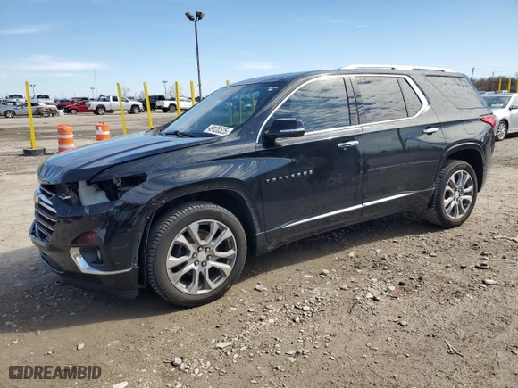 2018 Chevrolet Traverse Premier with VIN 1GNERKKW9JJ172720, listed as a Copart auction lot 49120525 with 166,186 mi miles and Salvage Title. Bid and sale history available at carsss.com. Image 1.