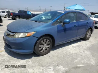 2012 Honda Civic LX z VIN 19XFB2F50CE303150, wystawiony jako Copart lot #60757945 z przebiegiem 202 865 mil mil oraz Czysty tytuł • Clean title. Historia ofert i sprzedaży dostępna na DreamBid. Obrazek 1.