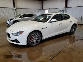 2017 Maserati Ghibli S Q4 z VIN ZAM57RTL8H1198842, wystawiony jako Copart lot #45844075 z przebiegiem 79 968 mil mil oraz Szkody całkowita. Historia ofert i sprzedaży dostępna na DreamBid. Obrazek 1.