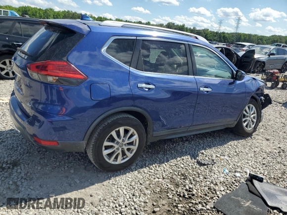 2017 Nissan Rogue SV with VIN KNMAT2MT7HP509615, listed as a Copart auction lot 58718145 with 103,927 mi miles and Salvage title. Bid and sale history available at DreamBid. Image 3.
