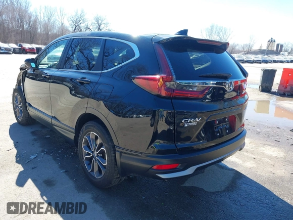 2020 Honda CR-V EX with VIN 2HKRW2H53LH651695, listed as a IAAI auction lot 41685683 with 86,582 mi miles. Bid and sale history available at carsss.com. Image 3.
