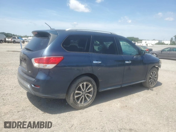 2015 Nissan Pathfinder S with VIN 5N1AR2MN6FC645878, listed as a Copart auction lot 60121285 with 191,449 mi miles and Salvage title. Bid and sale history available at DreamBid. Image 3.