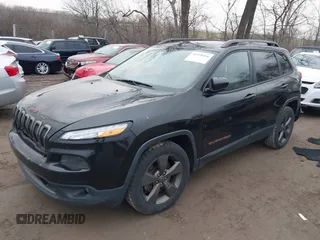 2016 Jeep Cherokee Latitude with VIN 1C4PJLCB1GW256777, listed as a IAAI auction lot 41150466 with 133,000 mi miles. Bid and sale history available at carsss.com. Image 17.
